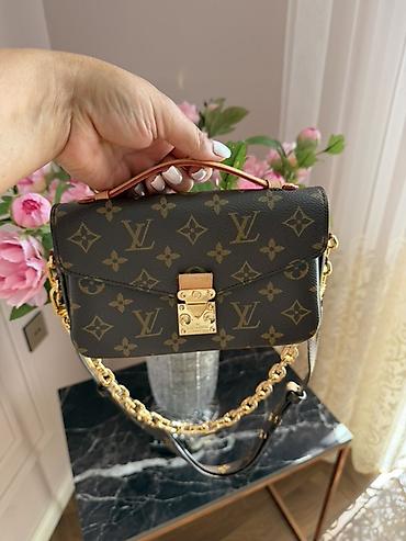 hermes deri çanta: Louis Vuitton monoqram naxışlı çiyin/çapraz çanta - Klassik Monogram — 2