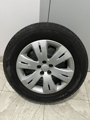 купить диски на субару: Дөңгөлөктөр монтажда 215 / 65 / R 16, Кыш, Колдонулган, Комплект, Жеңил унаалар, Темир, тешиктери - 5