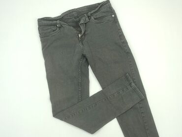 spodnie jeans w kwiaty: M (EU 38), condition - Good