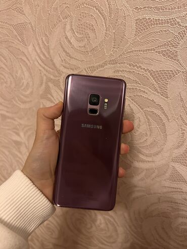 s9 samsung: Samsung Galaxy S9, 64 GB, rəng - Bənövşəyi, Sensor, Barmaq izi, İki sim kartlı