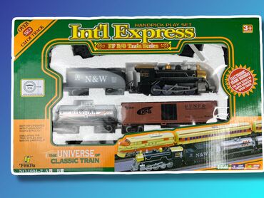 детские игру: Игрушечная железная дорога Int'l Express universe classic train [