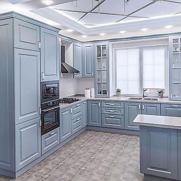silver kitchen: Кухонный набор на заказ, МДФ крашеный, 14–30 дней, Бесплатная доставка, Дизайн, проект, Установка, сборка, Гарантия — 5