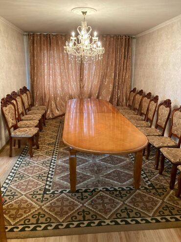 печь под казан: Продаю стол + 14 стульев. Б/У состояние зынк