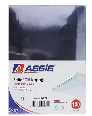 ofis ucun: PRC A-227 A4 Cildləmə Üzlüyü A-227 model şəffaf cildləmə üzlüyü — 1