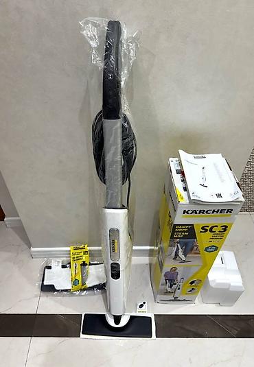 daş ütü: Buxarlı təmizləmə aparatı Karcher SC3 satılır. Digər modellərdən — 1