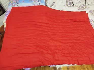 hermes tekstil: Qırmızı yorğan/pled - Rəng: parlaq qırmızı - Material: yumşaq — 1