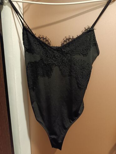 Bodi: Zara, S (EU 36), Saten, bоја - Crna — 2