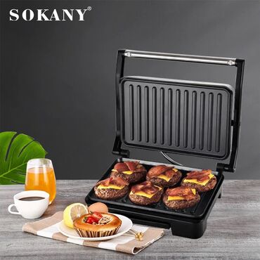 плита для стейка: 🔥Электрогриль Sokany SK-223 💸Цена:1800сом 🔸Электрический гриль
