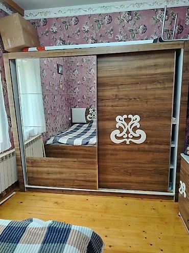 bedroom: Yataq otağı mebel dəsti – Material: ağ və tünd qoz rəngli MDF/LDSP — 1