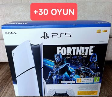 nitro 5: PS5slim 1TB, 30oyun, ideal qutusunda tam komplekt Türk akkauntda