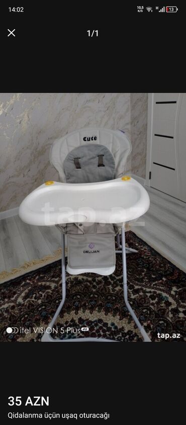 Столы для кормления: Uşaq qidalanma stulu – Delijan - Brend: Delijan - Oturacaq hissəsində