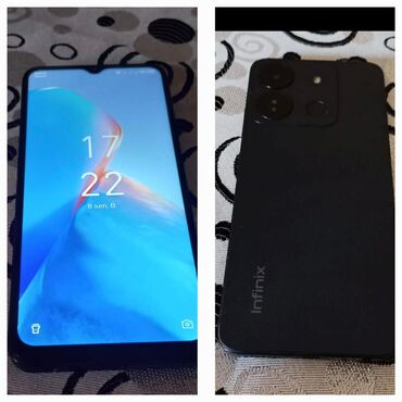 telefon 2 ci el: Infinix Smart 7, 64 GB, rəng - Qara