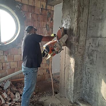sumqayit gence avtobus: Beton və dəmir-beton kəsimi xidməti - Divar, tavan və döşəmələrdə — 3