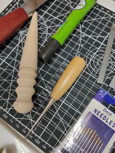 Другое: Набор по работе по коже в наборе есть пробойники разные заклепник — 27