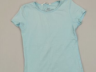 blekitna koszula: T-shirt, H&M, 12 years, 146-152 cm, condition - Good