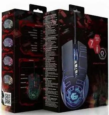 Kompjuterski miševi: USB LED gejming miš – 7 tastera, do 3600 DPI - Optički gejming miš sa — 16