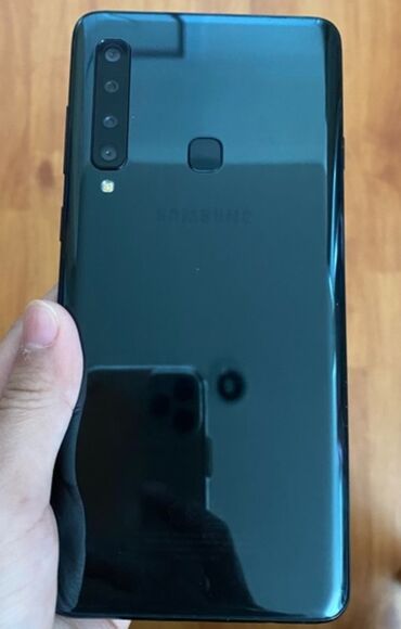 Samsung: Samsung Galaxy A9, 128 GB, rəng - Qara, Barmaq izi, İki sim kartlı, Face ID