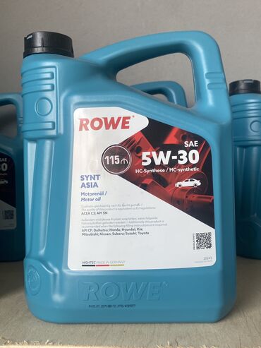 турбо аз ока: Rowe 5w30 Acea C3 Standartı turbo dizel mühərriklərini dəstəkləyir.Pao