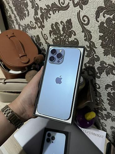 5 s iphone: IPhone 13 Pro Max, Б/у, 1 ТБ, Sierra Blue, Коробка, 78 % — 2
