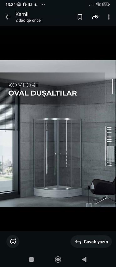 Duş poddonları: Oval vannalar və oval duşaltılar Məhsul təsviri: - Künc üçün nəzərdə — 3