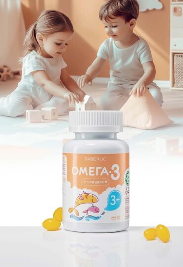 бад от паразитов: Детская биодобавка Faberlic ОМЕГА-3 с глицином, 3+ - Форма