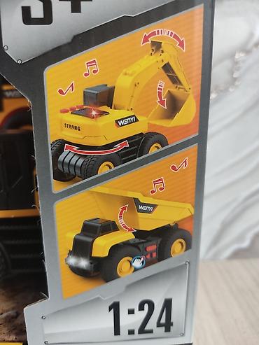 lego technic: Набор строительной техники WENYI Builder, масштаб 1:24. В комплекте 3 — 3