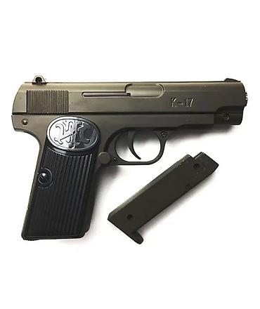 toy: Airsoft Gun K17D железный игрушечный пистолет! Полностью из металла — 3