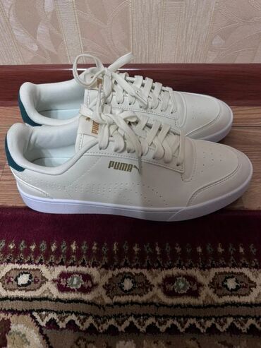 король кожи мазь оригинал и подделка: Кроссовки PUMA, низкие, классический силуэт. - Цвет: молочно‑белый