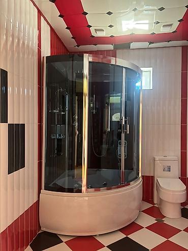 caquzi: Hidromassajlı duş kabinəsi – buxar funksiyalı künc model — 1