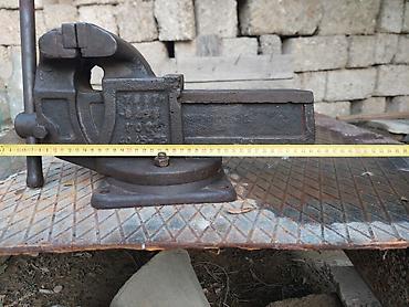 dulger aleti: Dəzgah üçün mexaniki məngənə - Material: tökmə dəmir gövdə, polad — 6