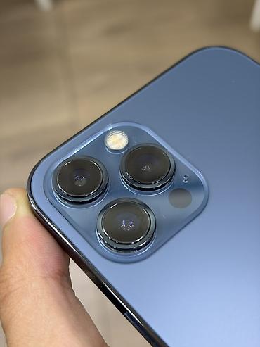 iphone 11 pro ucuz qiymete: IPhone 12 Pro Max, 128 GB, Pacific Blue, Face ID — 1