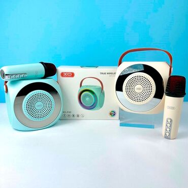 калонка музкалный: Портативная акустическая система XO F42 с беспроводным микрофоном -