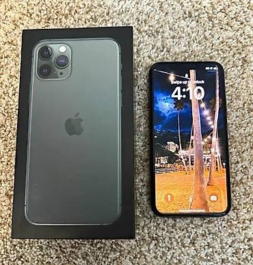 aplle 8: IPhone 11 Pro, Б/у, 512 ГБ, Зеленый, Коробка, 70 % — 2