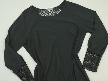 czarne bluzki bawełniane damskie: Blouse, 2XL (EU 44), condition - Perfect