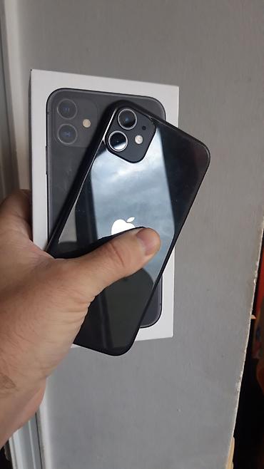 iphone satis: IPhone 11, 128 GB, Qara, Simsiz şarj — 1