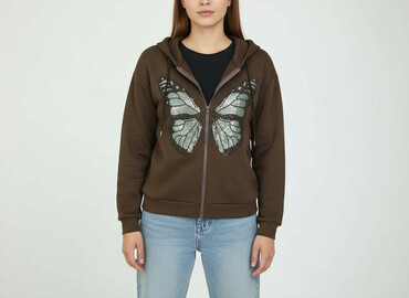 bluzy dresowe guess: Shein, Кофта з каптуром жіноча, розмір M