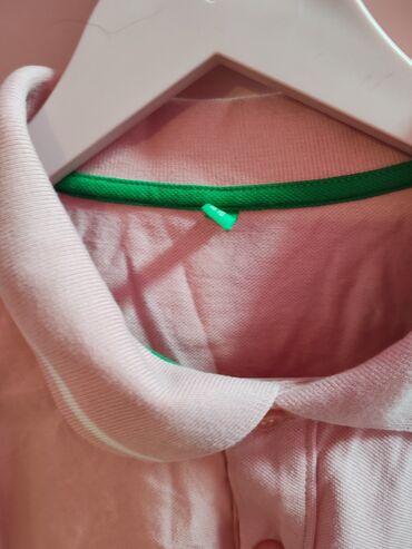 zara l: Benetton, L (EU 40), Cotton, color - Pink