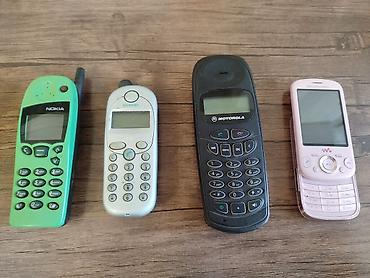 retro telefon: Retro mobil telefonlar kolleksiyası • 1990‑cı illərin klassik — 1