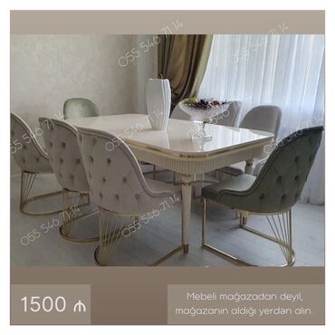 Divanlar: Qonaq otağı üçün, Yeni, 6 stul lalafo.az -da Divanlar: Qonaq otağı üçün, Yeni, 6 stul