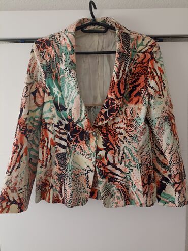 mango sakoi ženski: M (EU 38), Polyester, Floral, Animal