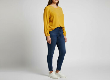 sukienki sylwester: Women's blouse, size 2XL