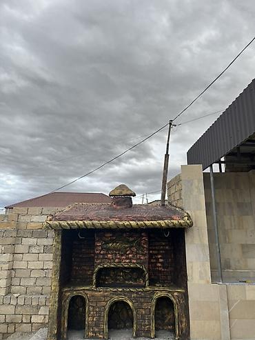 soba odun: Açıq hava üçün dekorativ bişirmə kompleksi və heykəl kompozisiyası - — 2