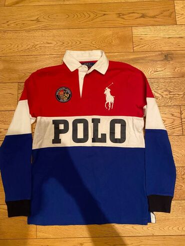 Футболки: Регбийка Polo ralph lauren 
оригинал 
Размер: S slim fit 
Сост:9/10