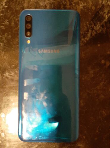 a50 ekranı: Samsung A50, 128 GB, rəng - Göy, Barmaq izi, İki sim kartlı, Face ID