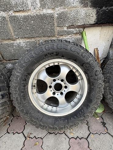 Колеса в сборе: Колеса в сборе 320 / 60 / R 18, Всесезонная, Б/у, Комплект, Внедорожные (АТ/МТ), Железные, отверстий - 6 — 8
