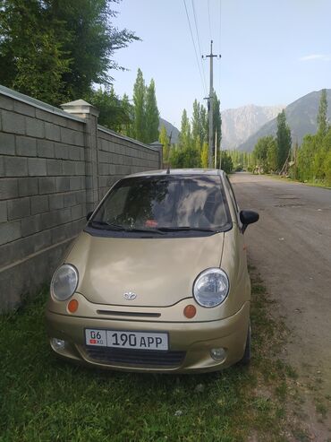 авто лизинг ош: Daewoo Matiz: 2007 г., 0.8 л, Механика, Бензин, Хэтчбэк