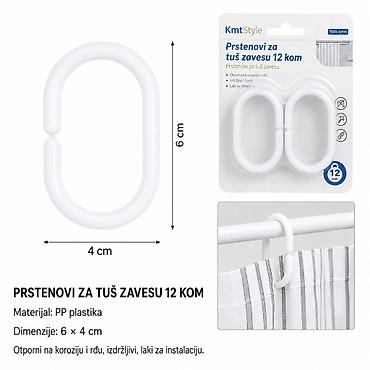 KMT Prstenovi za zavesu za tuš 2208297 - Brend: Kmt Style - Tip