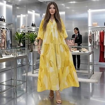 Haljine: Maksija haljina sa printom – boho elegancija - Kroj: duga, široka — 3