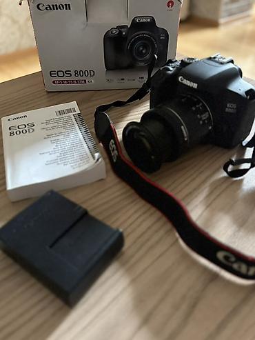 canon 800d: Canon EOS 800D (EF-S 18-55mm f/4-5.6 IS STM Kit) Məhsulun təsviri: - — 3