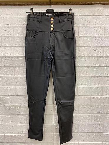 Pantalone: Ženske uske pantalone od eko kože – model 6178 - Materijal: mekana — 5
